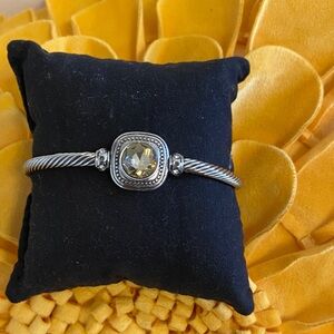 Elegant Silver and Gold-Toned Women's Bracelet